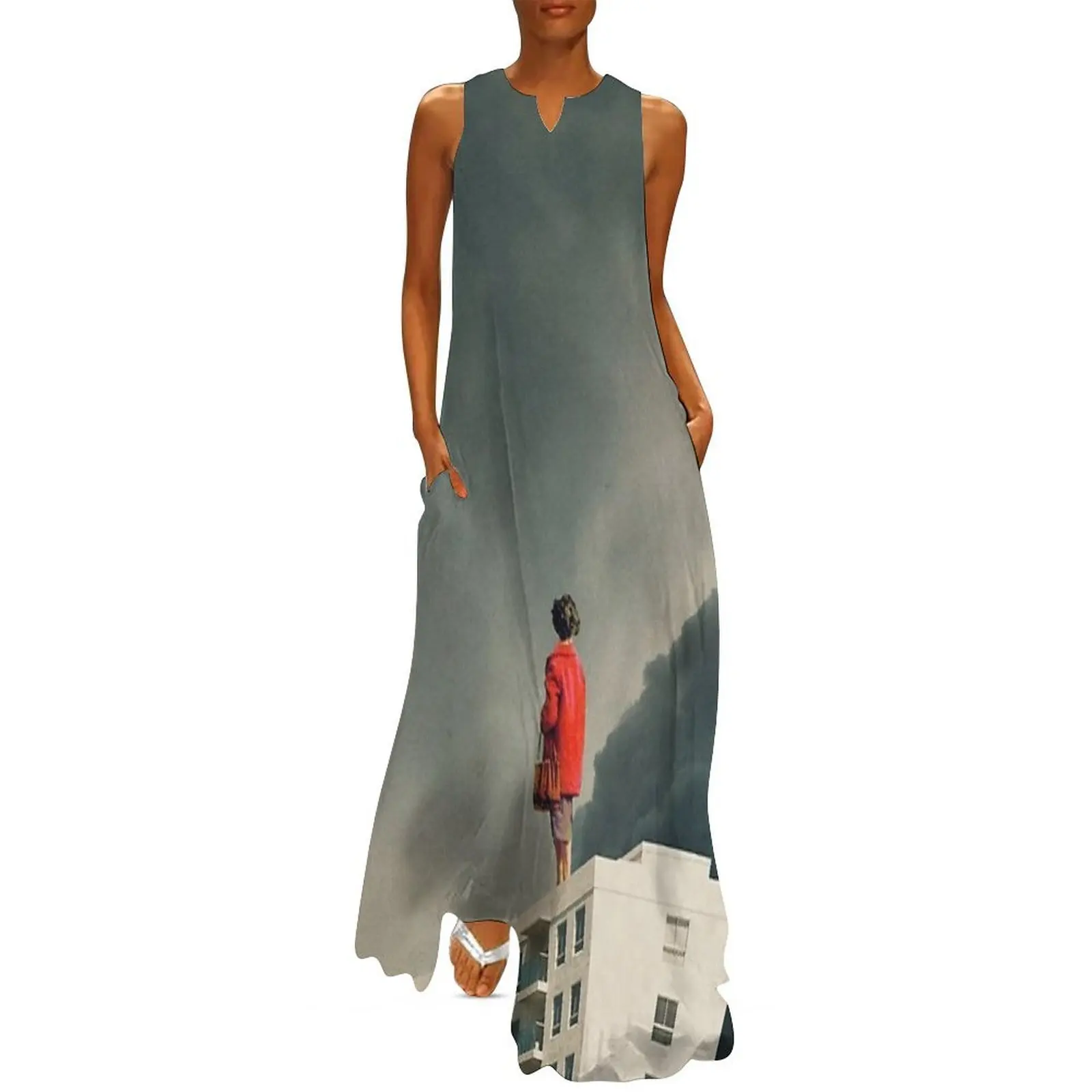 

We will Escape from our Cities Long Dress women's evening dresses Woman's evening dress summer clothes for women Dress woman