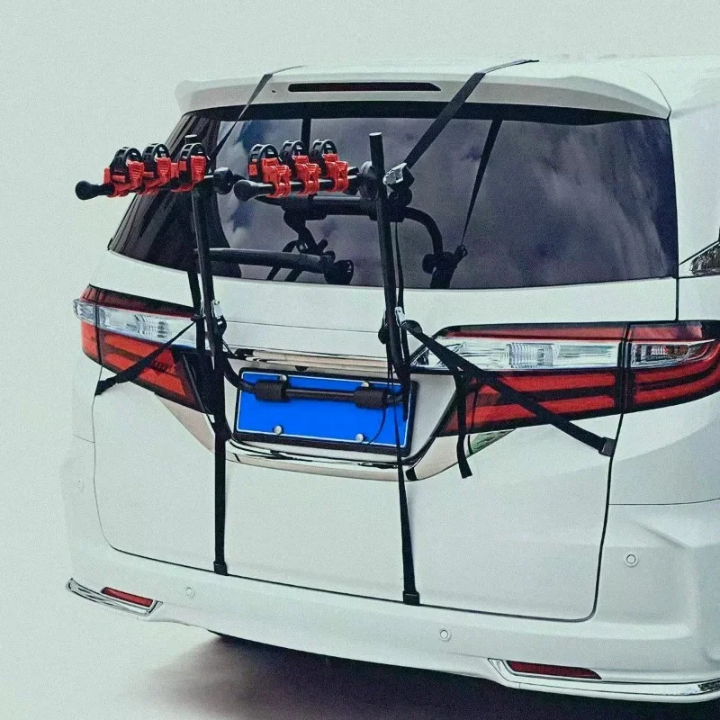 

Portable Rear Bicycle Rack Camping Convenient Save Space Mountain Bike Carrier Bracket Behind Vehicle Folding Outdoor Tools