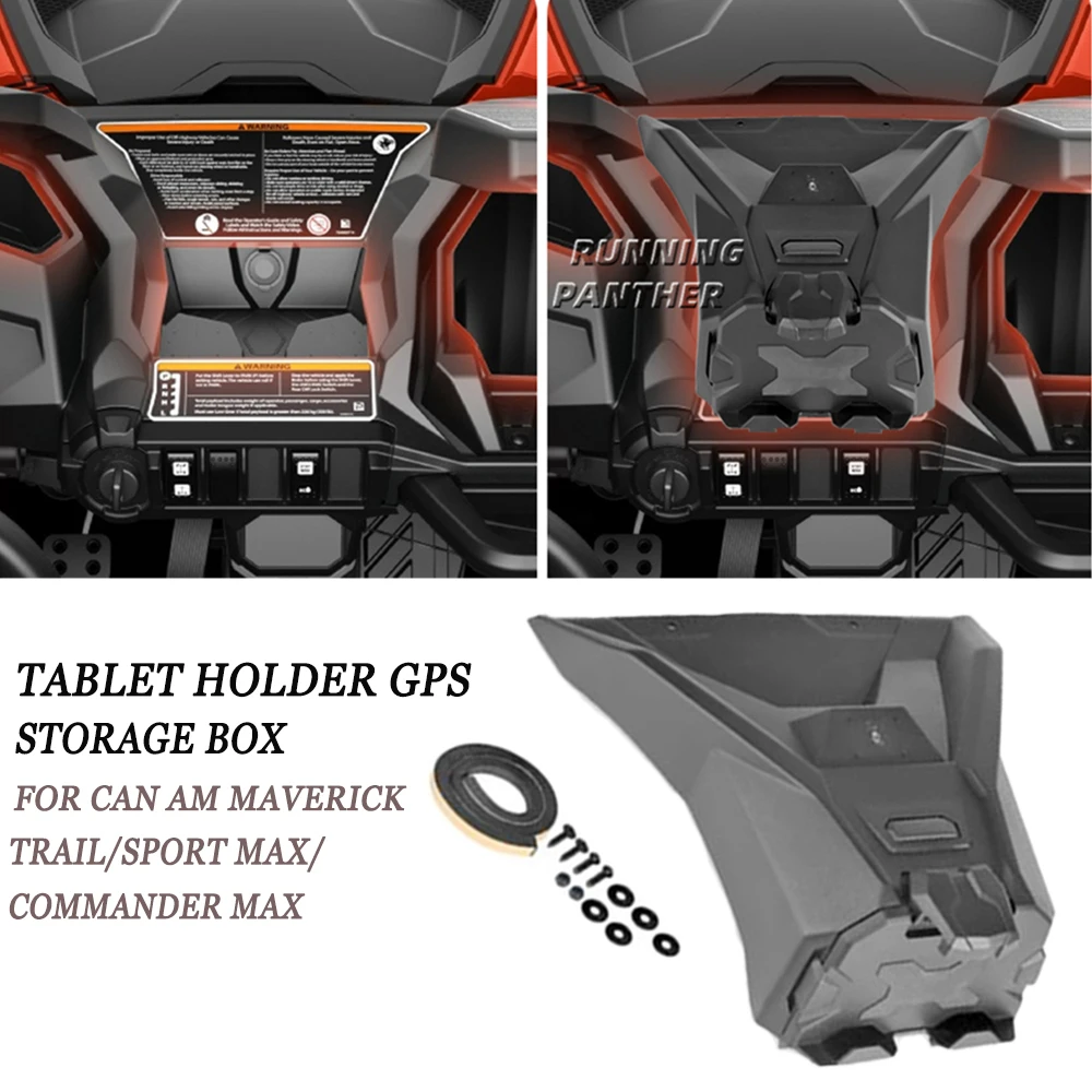 

Держатель для электронных устройств, держатель для планшета и телефона с креплением, коробка для хранения для Can Am Maverick Trail Sport MAX Commander