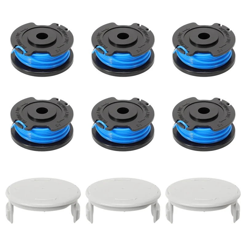 

ABSE-6 X Trimmer Coils For Lawn Mowers-3-Coil Caps 14443120-For Karcher LTR 18-30 Compatible