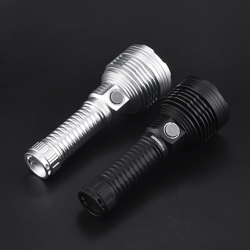 Fancyman NEW K55 Flashlight Type-c Direct Charging Side Press Stepless Peredupan SST40/SFT40/XHP70.3HI