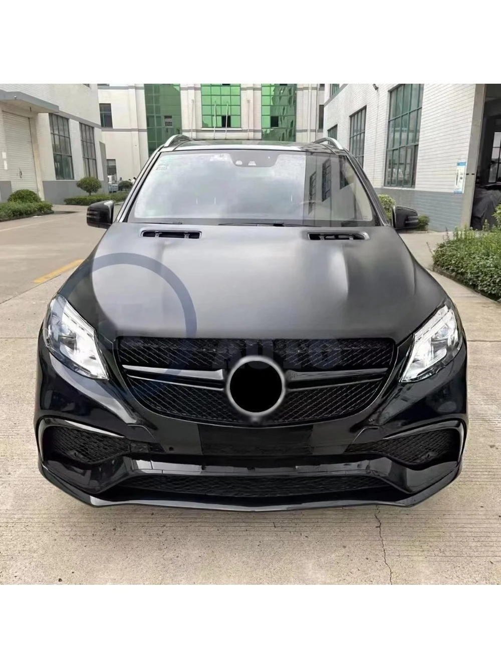 ML Class W166 Car Grille Fit for 2012-2015 Year W166 GLE63  Style Grills Car and ABS Material Bumper Grille
