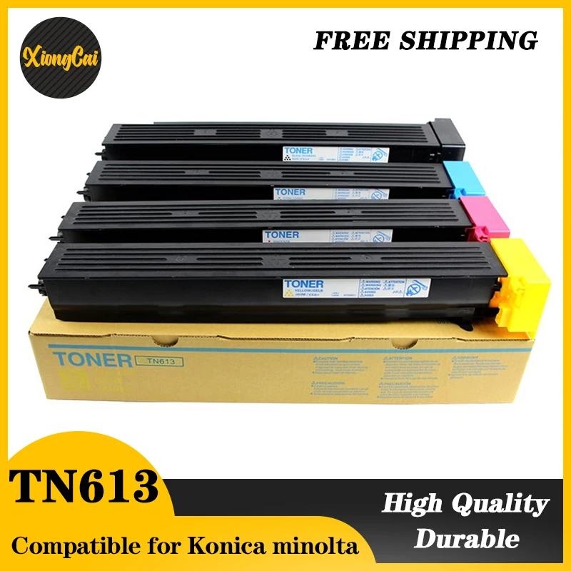 700g BK 500g Cyan Magenta Yellow Toner Cartridge TN613 for Konica Minolta Bizhub C452 C552 C652 Printer