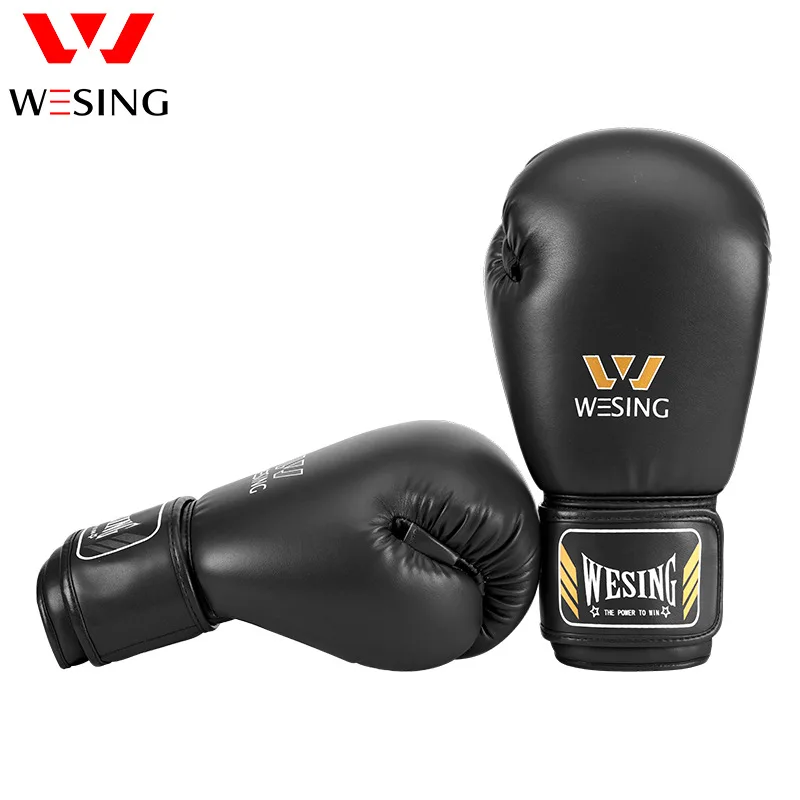 

Jiurisan Boxing Sanda Competition Gloves Adult Muay Thai Fighting Boxing Supplies Children's Boxing Faux Leather Gloves
