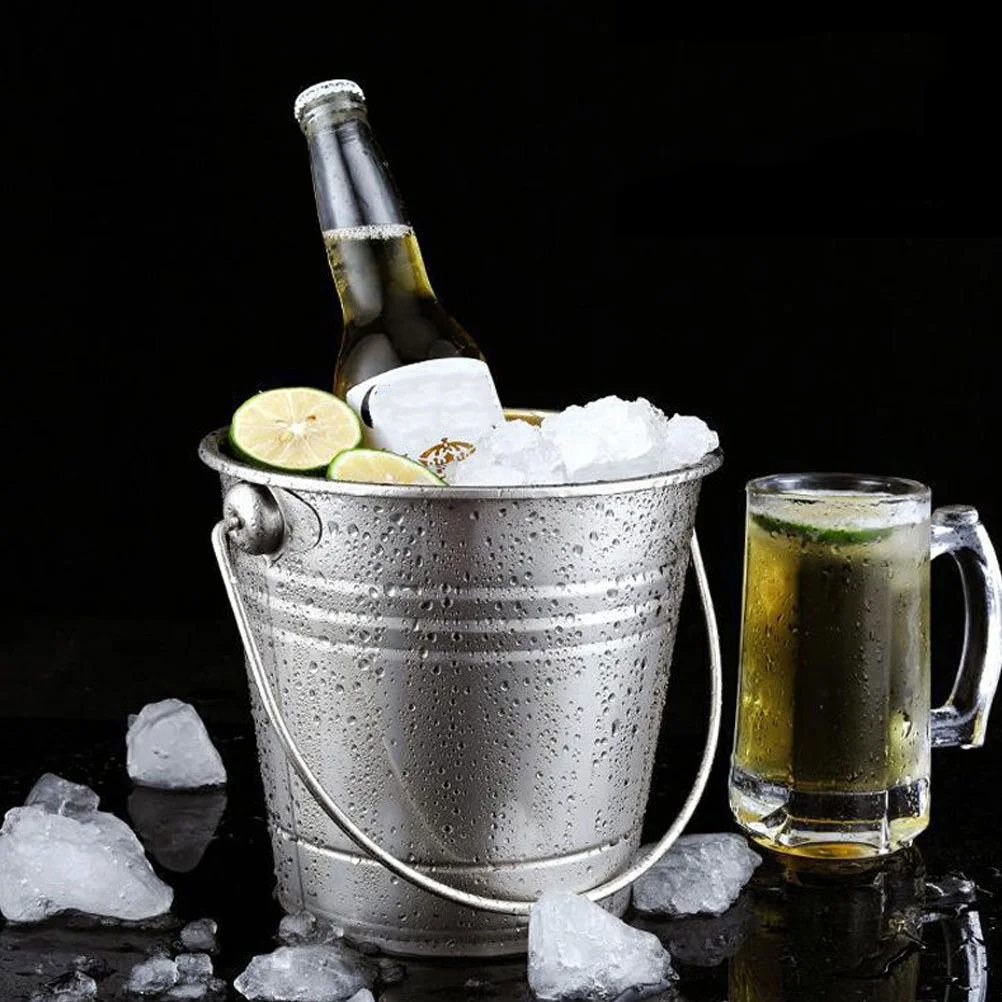 

Ice Bucket Bottle Bar Cooling Party Beverage Kitchen Anti-rust KTV Storage