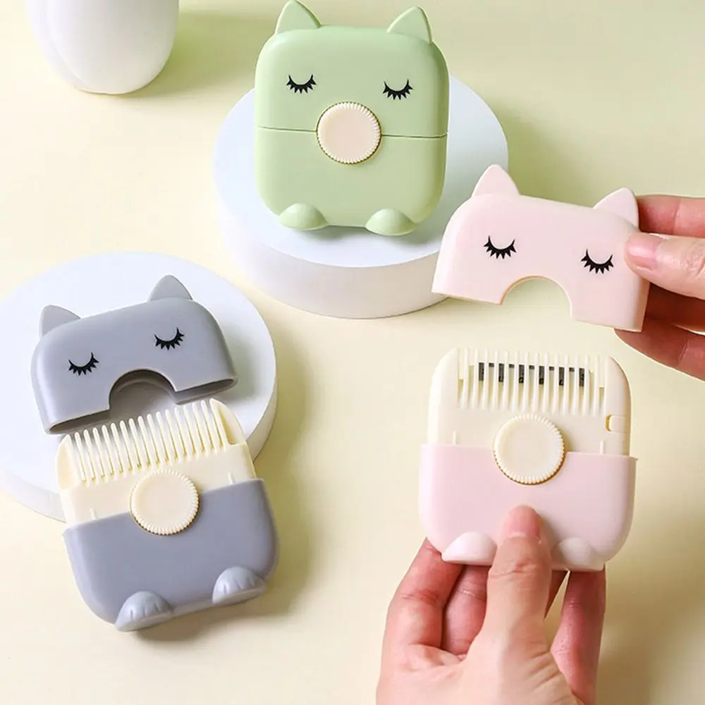 

2 in 1 Hair Clipper Comb Styling Tool Adjustable Blades Hairdressing Comb DIY Blades Replaceable Hair Thinning Tool Women Beauty