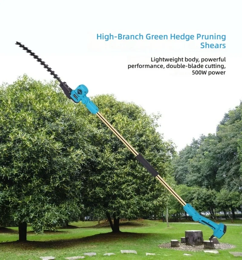 Lengthening and heightening garden gardening hedge trimmer electric pruning shears