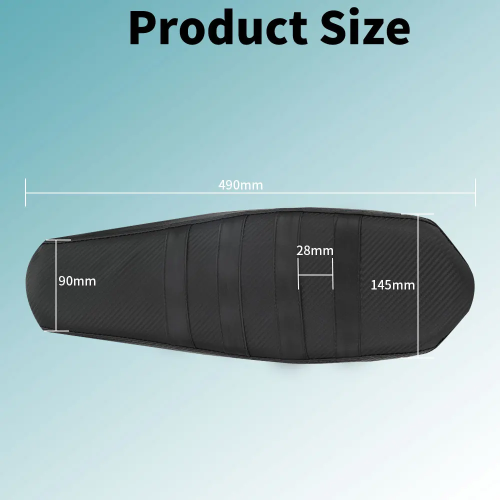 Para MX3 MX4 Talaria Sting Ebike funda de asiento suave impermeable protector antideslizante bicicleta eléctrica todoterreno motocicleta