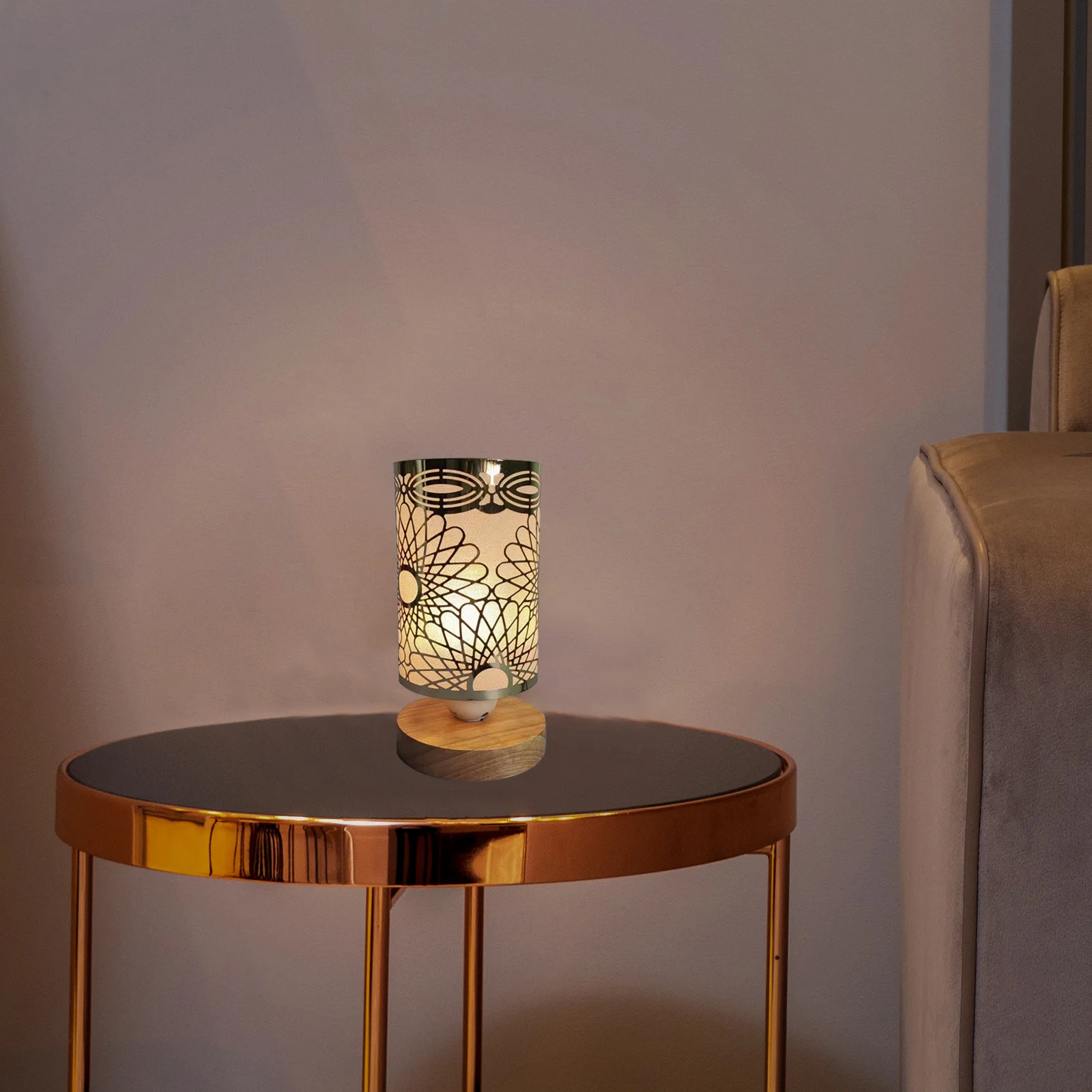 

Modern Wooden Base Table Lamp Simple Design Warm Atmosphere Small Desk Lamps Bedroom Living Room Nightst Adjustable Lighting