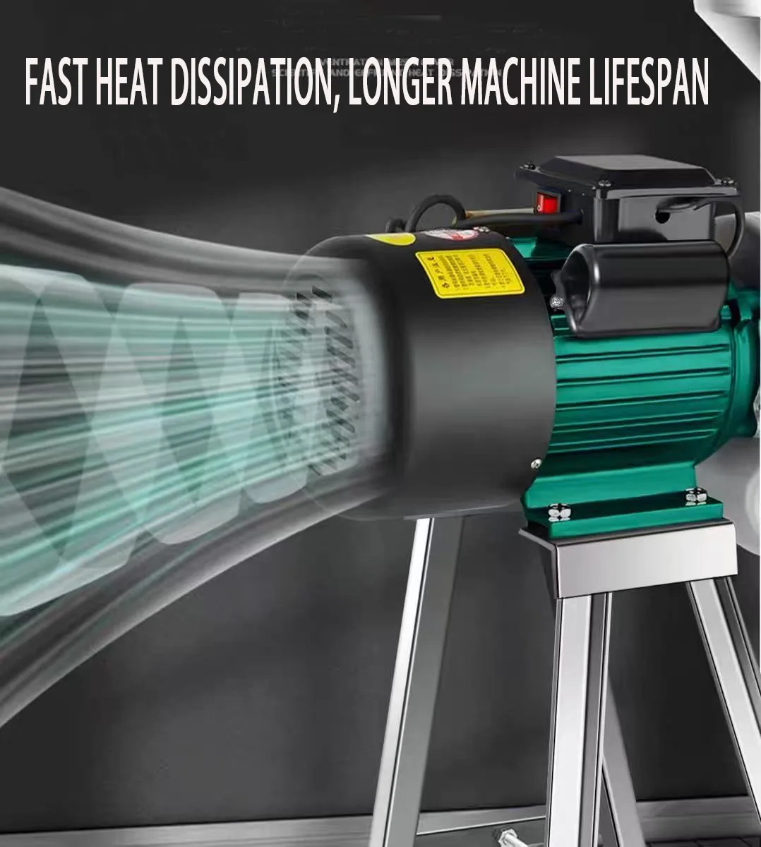 مطحنة الحبوب الكهربائية ذات قمع من الفولاذ المقاوم للصدأ التجارية - 5.9 بوصة قرص كشط من الفولاذ الزهر مطحنة فول الصويا مطحنة دقيق الذرة