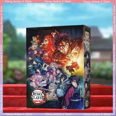 Hot Demon Slayer Akaza Obanai Kanroji Mitsuri Countdown Calendar 24 Days Surprise Box Christmas Tree Decoration Pendant Gifts