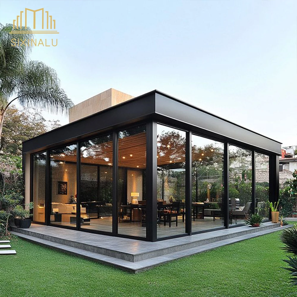 

Sixinalu Sliding Doors Entrance Exterior Entry Door Front Interior Door Aluminum Aolly Double Glazed Home Decor Customize