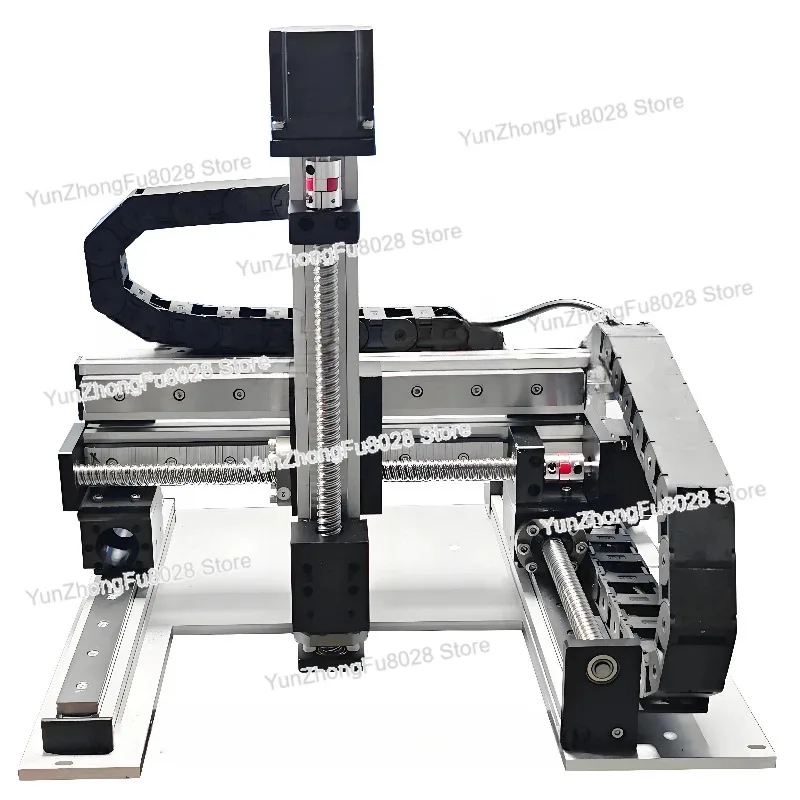 RXT 50-1000mm 3-Axis Gantry Robot Xyz Linear Stage Cartesian Robot Cnc Linear Guideway with Stepper/Servo Motor Custom Length