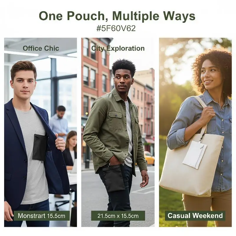 1Pcs Sew In Side Hidden Pocket With Zipper For Jackets Coats Sweatshirts Inside Security Pocket For Clothing