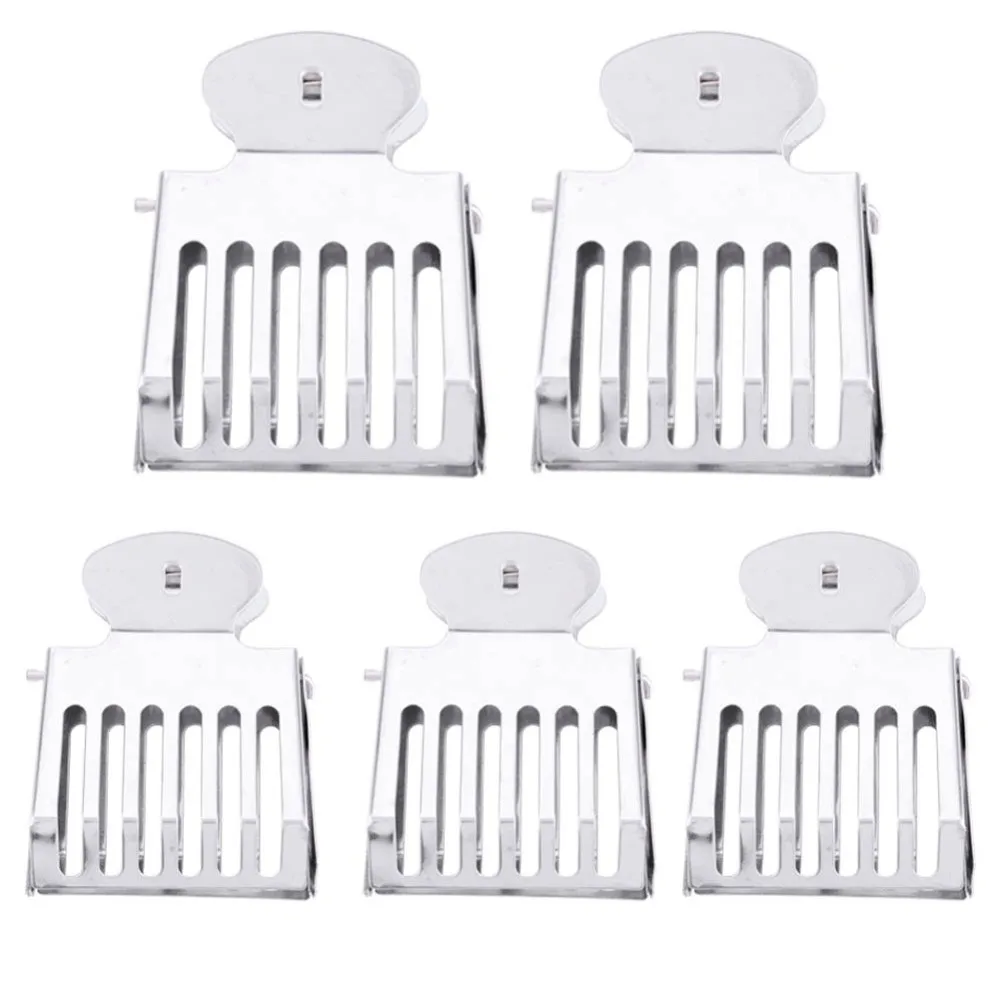 5pcs Easy to Use Stainless Steel Queen Bee Catcher Silver Durable Queen Bee Clip Queen Bee Cage Beekeeping