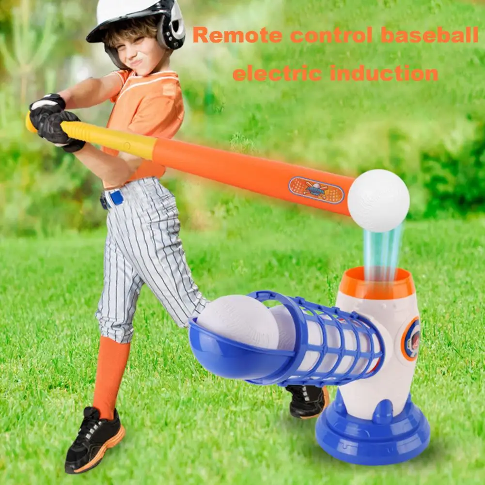 Kids Baseball Pitching Machine Independent Training Simple Operation Auto Release Battery Powered Baseball Trainer Sports Suppli