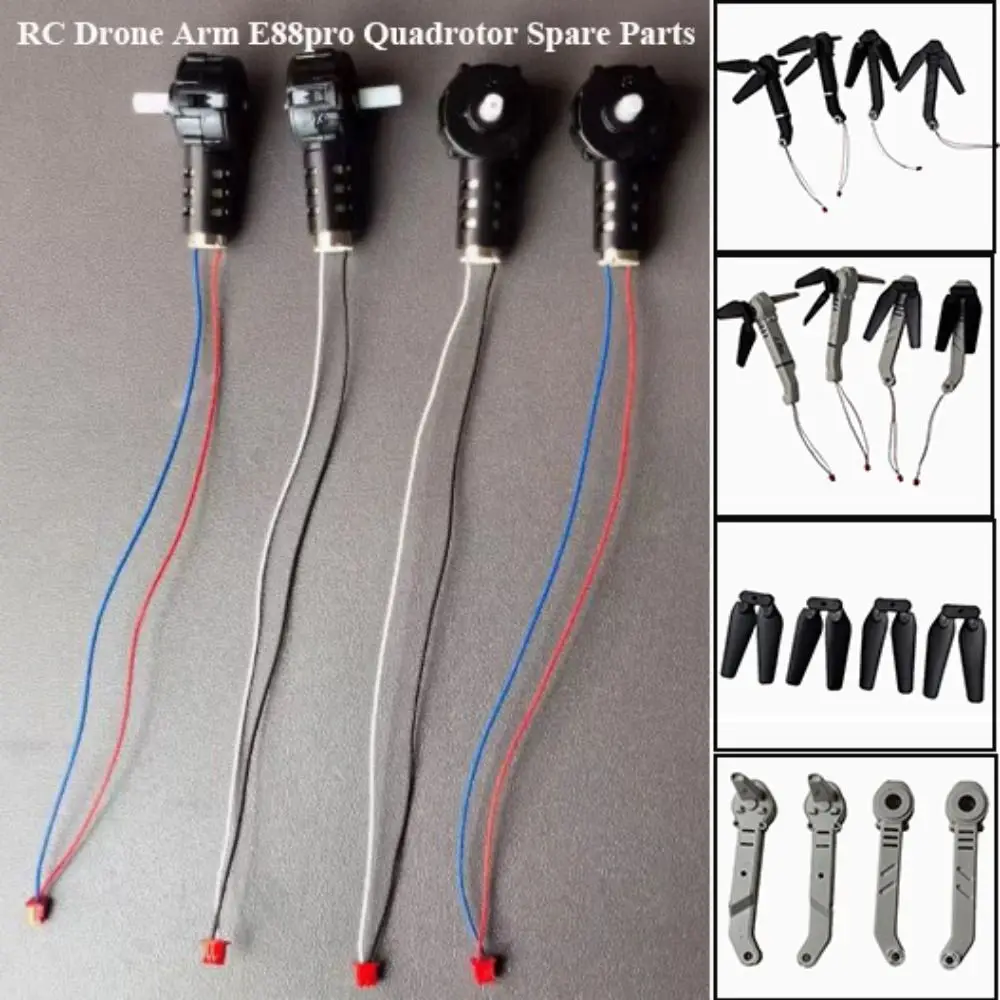 Engines Big Gear Folding Remote-controlled Propeller 10 Styles Black E88 RC Arm Universal E88pro Quadrotor Spare Parts