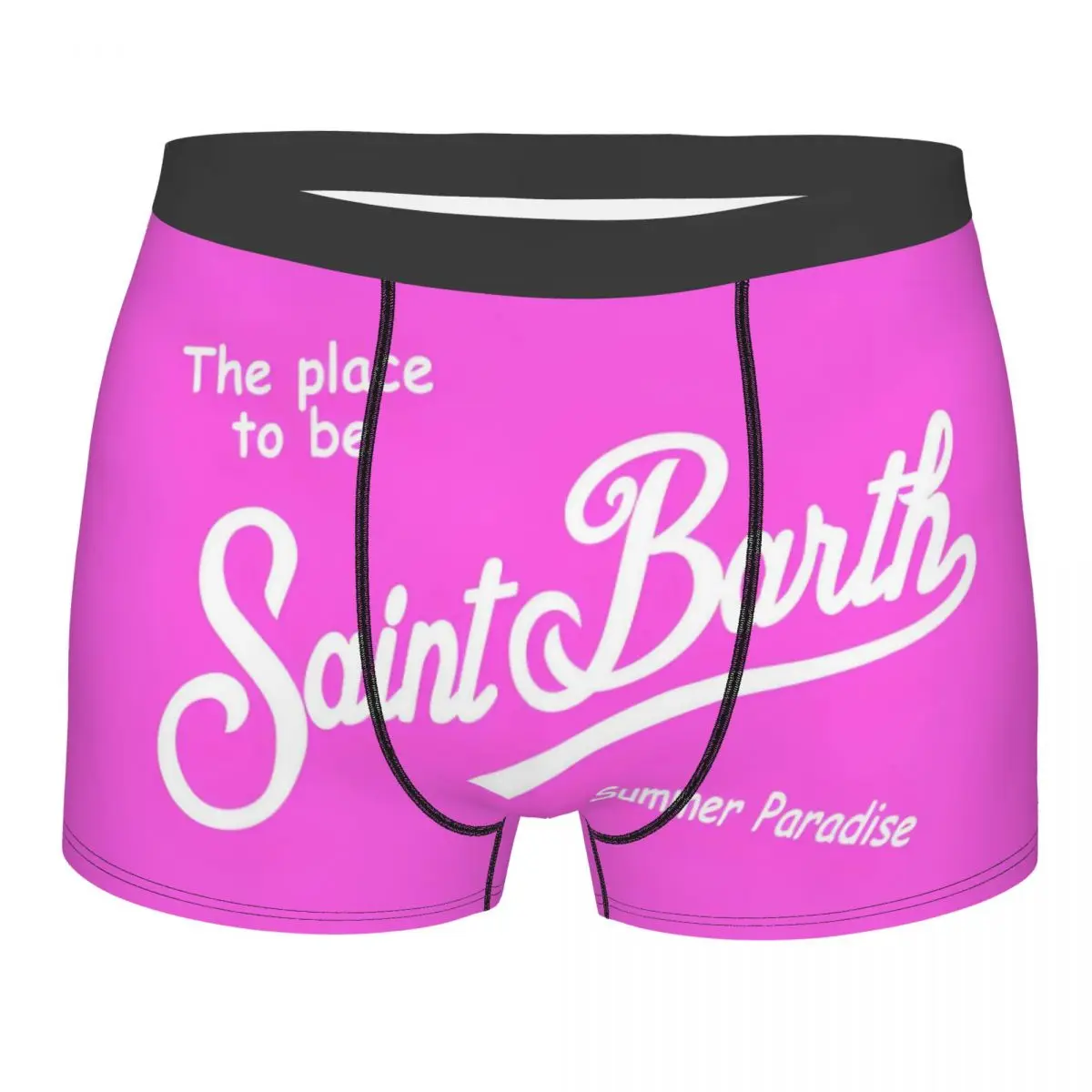 

Нижнее белье S-saints B-barths на заказ, мужские шорты-боксеры с принтом, трусы, мягкие трусы