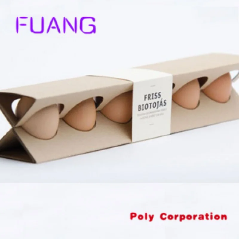 Custom  Custom recycle corrugated paper 12 egg box/cartons packingpacking box for small business