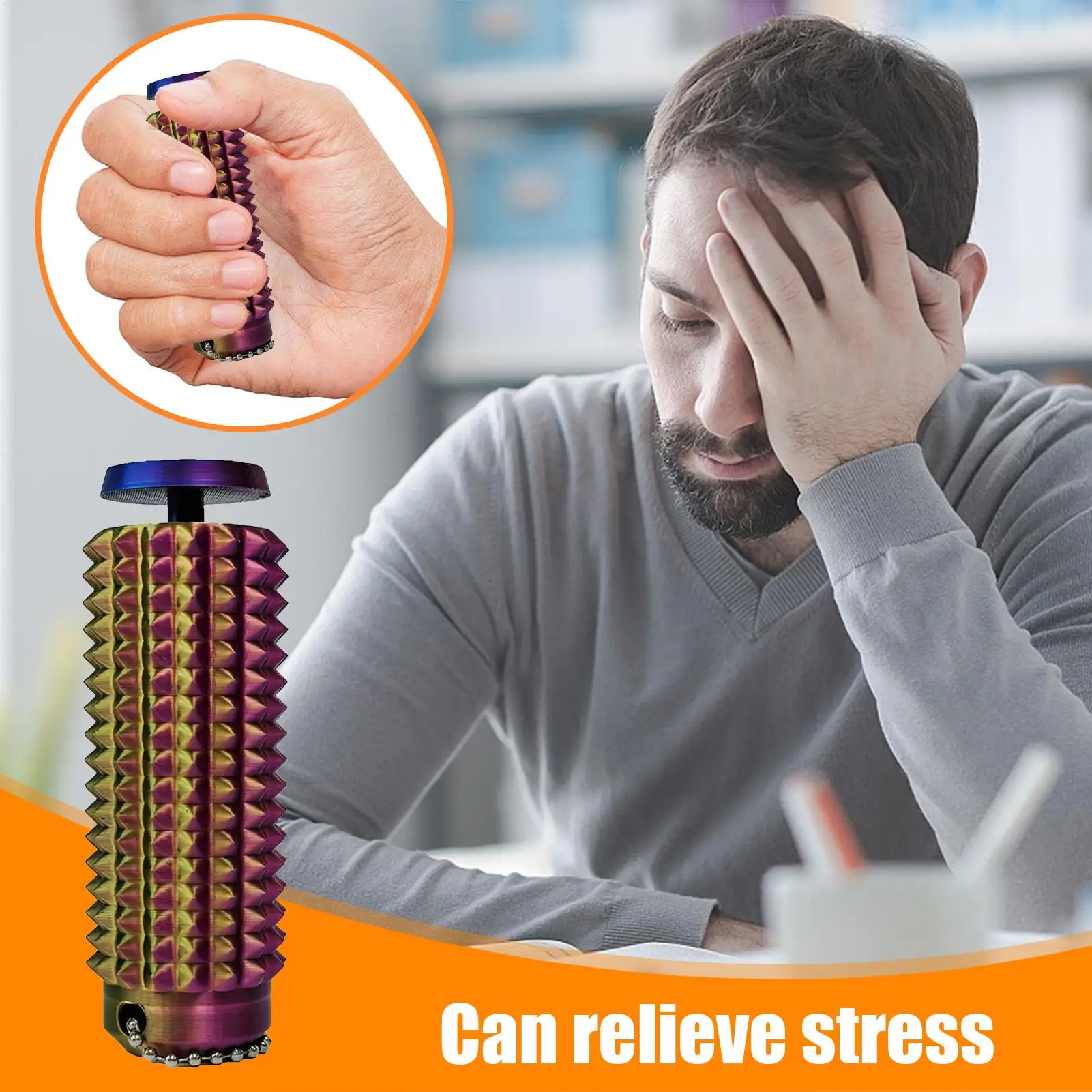 تململ المفاتيح شائكة الألعاب الحسية يده جيب كيرينغ للتحفيز الحسي إدارة الإجهاد المراهقين الكبار السفر المدرسي