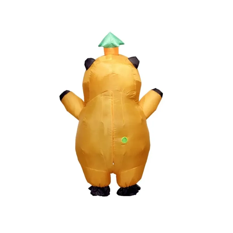 Надувной костюм капибары для взрослых, забавный костюм животного на Хэллоуин, веселая вечеринка, игра, наряд