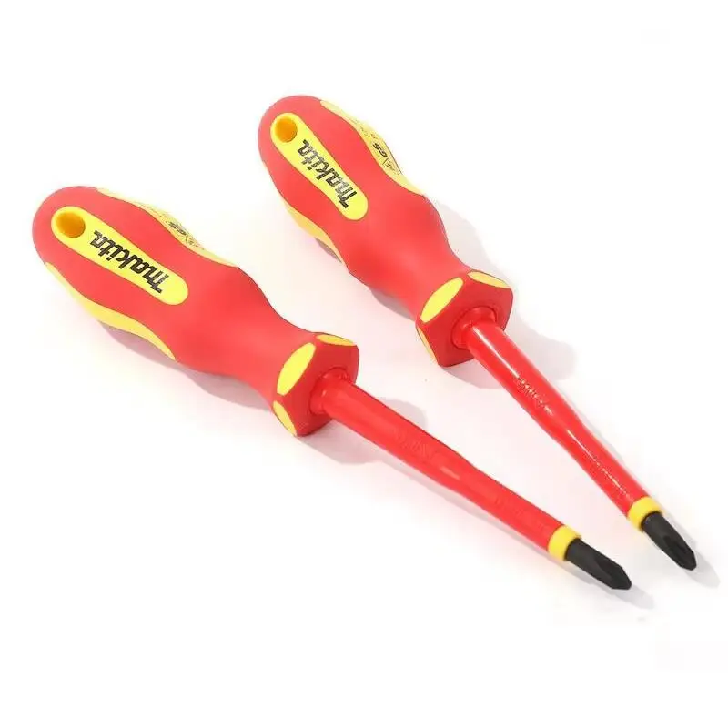 Makita Insulated Screwdriver B-66139 PH2 Tip x 100 mm 1000V Insulated Driver Durable Lightweight Sturdy Hand Tools