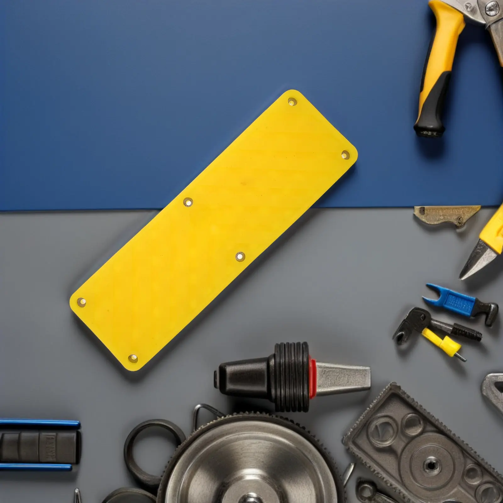 Resistant Rubber Jack Pad For Garage Tire Service Machine Auto Mechanic Changer Pads Yellow High Elastic Wear Protector