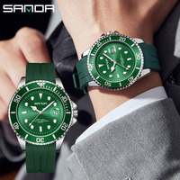 SANDA Top Brand Luxury Fashion Men's Watches Luminous 30M Waterproof Quartz Wristwatch For Male Clock Calendar Relogio Masculino