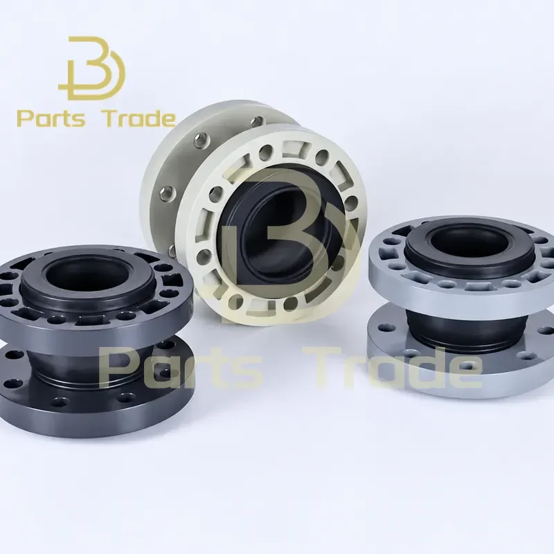 for UPVC Flexible Rubber Soft Joint PPH Loop Flange CPVC Shock Absorber Expansion Joint Flexible Pipe Anti-corrosion