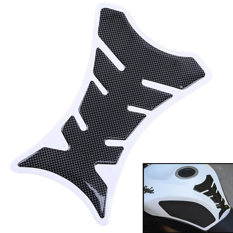 3D Carbon Fiber Fishbone Stickers Car Motorcycle Tank Pad Tankpad Protector For Motorcycle Universal Fishbone