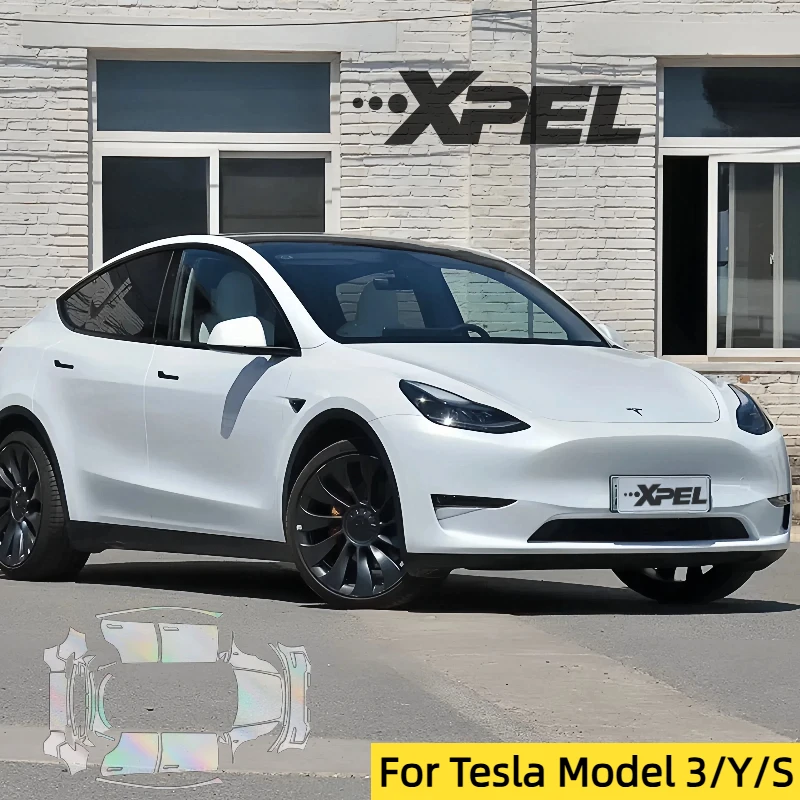 

XPEL PPF 8.5mil Tesla Paint Protection Film for Model 3/Y/S TPU material Anti-fouling and anti-corrosion Full protection