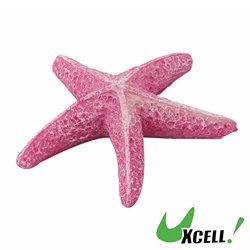 UXCELL Aquarium Artificial Starfish Pink Emulational Coral Fish Tank Polyresin Starfish Decoration Sea Star Shape Ornament