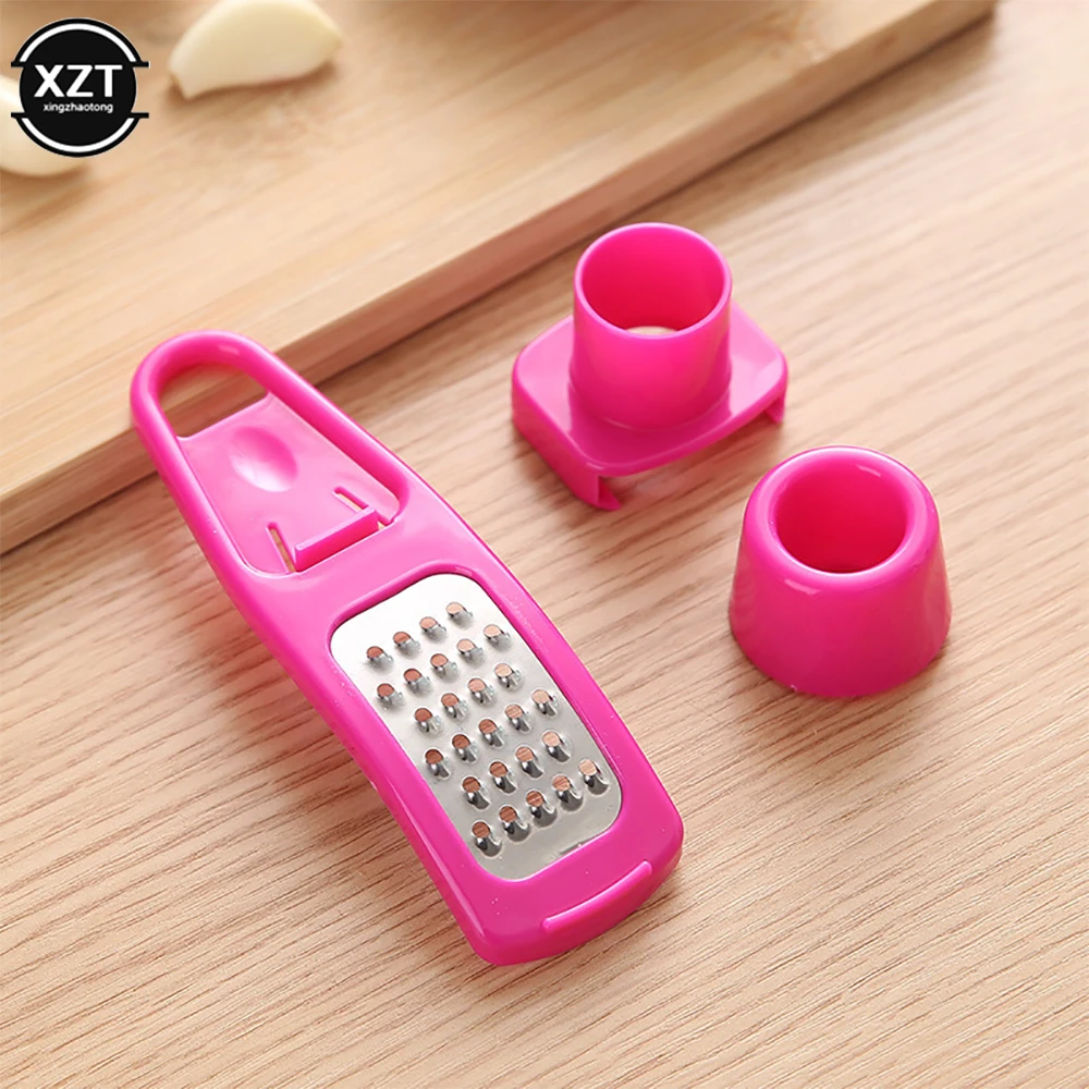 Simple Garlic Grinder Garlic Mud Artifact Stainless Garlic Grater Multi-Function Garlic Press Household Small Kitchen Utensils