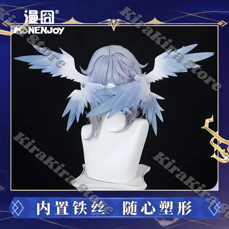Honkai: 스타 레일 일요일 6 날개 머리띠 머리 장식 코스프레 무대 소품 머리 장식 의상 Hallowmas Anime Comic-con Decor