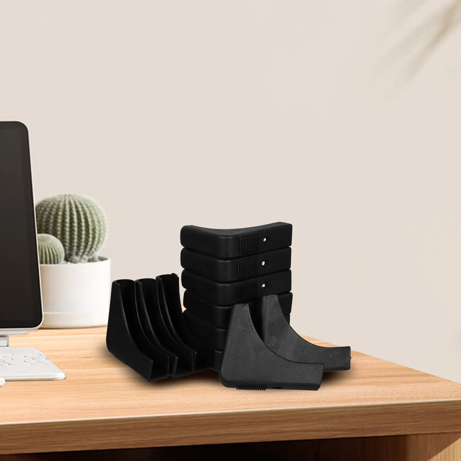 12 قطعة مثلث كرسي الساق حافظات الأرضية عدم الانزلاق الأثاث السكك الحديدية منصات المضادة للانزلاق الجدول قدم يغطي الحد من الضوضاء #1