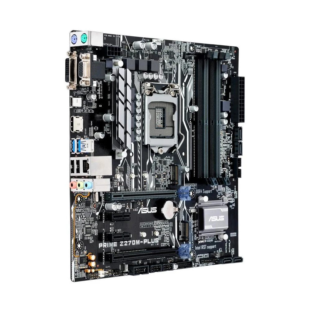 ASUS PRIME Z270M-PLUS Motherboard LGA1151 Support i7-7700 6700K i5-7600T 6600 i3-7320 6100 CPU DDR4 DIMM PCIe3.0 mATX Mainboard