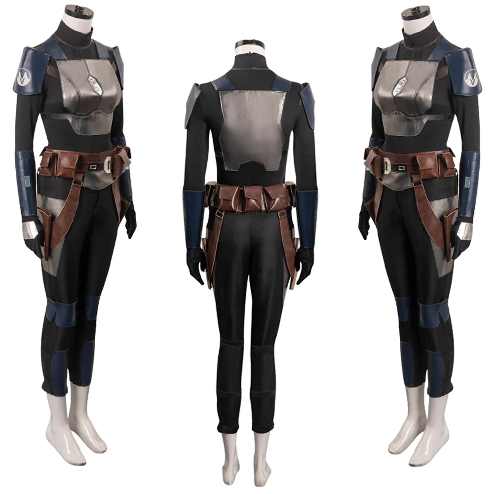 Bo Katan Kryze Cospaly Fantasy Clothing TV Bounty Hunter 3 Roleplay Disguise Hallowmas Costume Party Uniform Carnival Suits