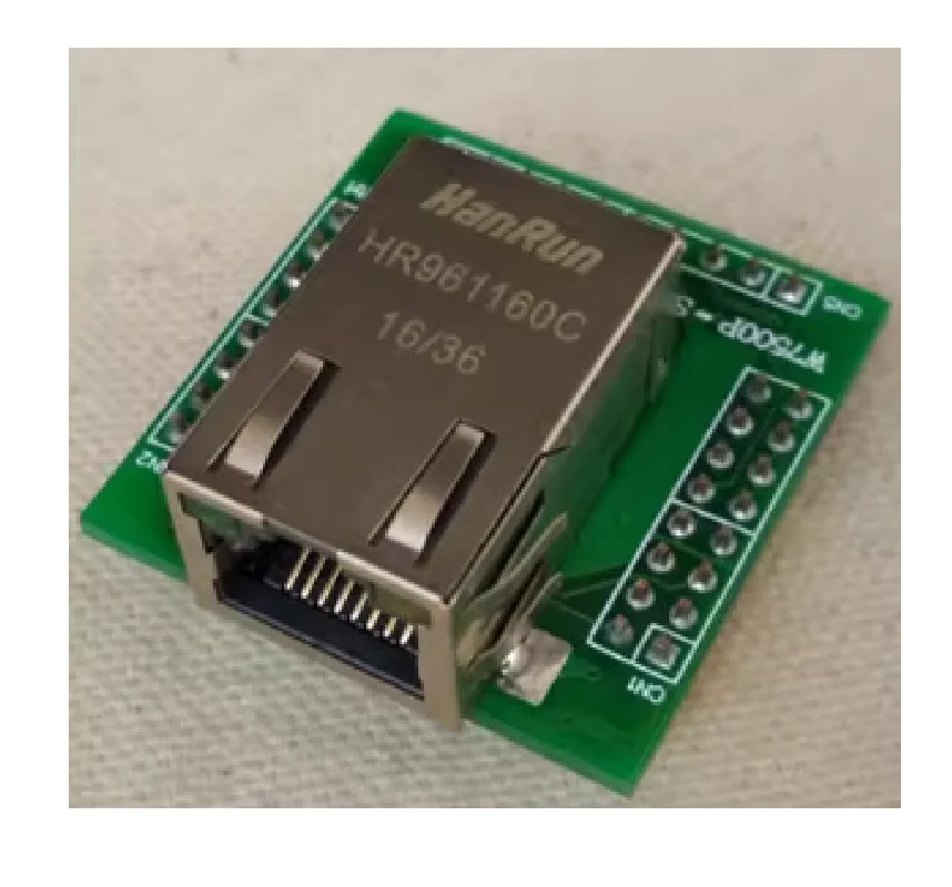 W7500P-S2E development board/module serial port to Ethernet conversion