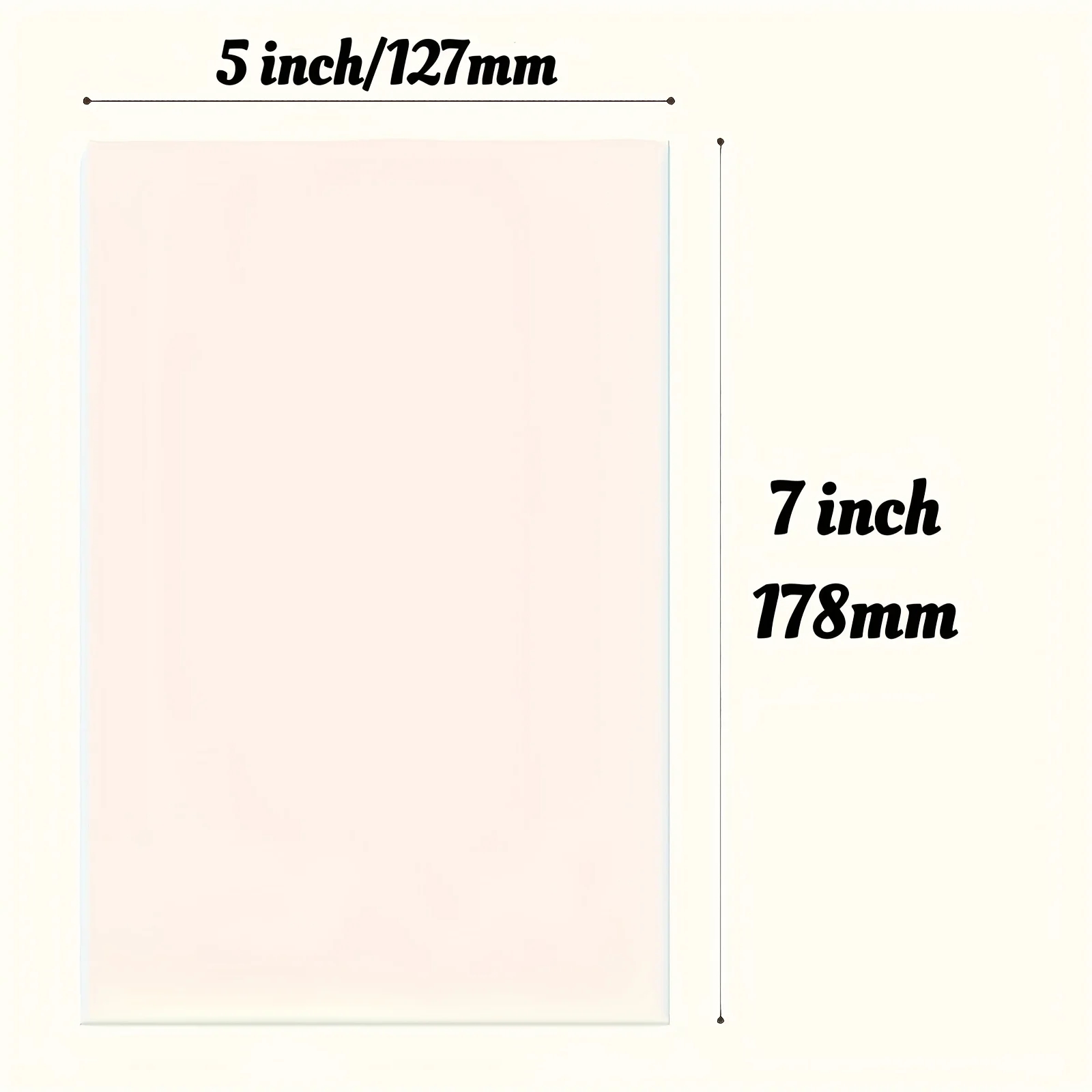 ESHANG 180G/200G Photo Paper 5×7 inch Size Glossy Photo Paper for Inkjet Printer 100 Sheets