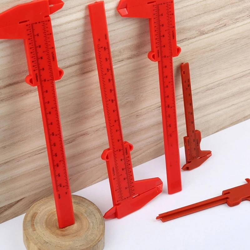 Multi-purpose Depth Caliper Precise Depth Vernier Tool Lightweight Plastic Depth Vernier Caliper for Jewelry Measurement