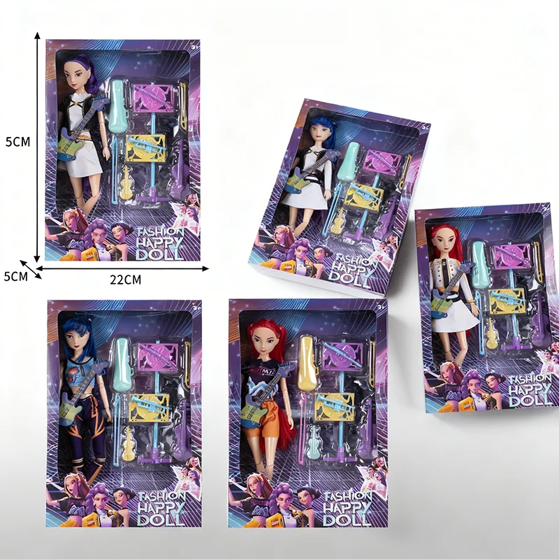 

ГОРЯЧАЯ фигурка KpopDemon Hunters, новая виниловая кукла K-POP Demon Slayer Lumimila Zoey, настольный орнамент, игрушка для подарков для детей