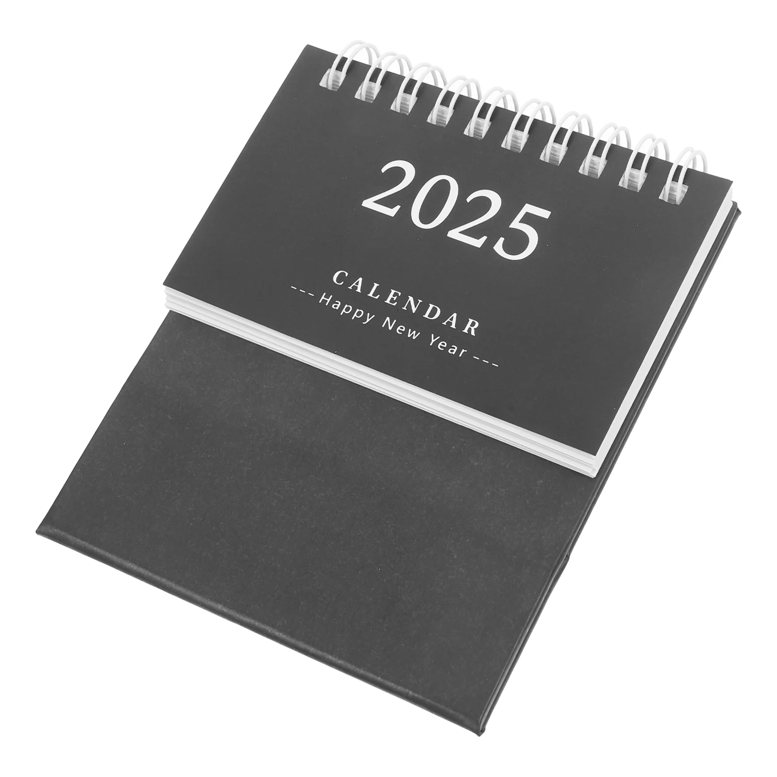 Woondecoratie 2025, bureaukalender, maandelijks, klein kantoor, staand, zwarte notitie, kind