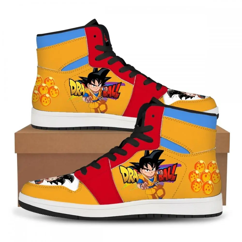 Dragon Ball Anime Son Goku Vegeta High-Tops Sneakers Casual Shoes Basketball Shoes Printing Comfortable Flat Shoes Birthday Gift