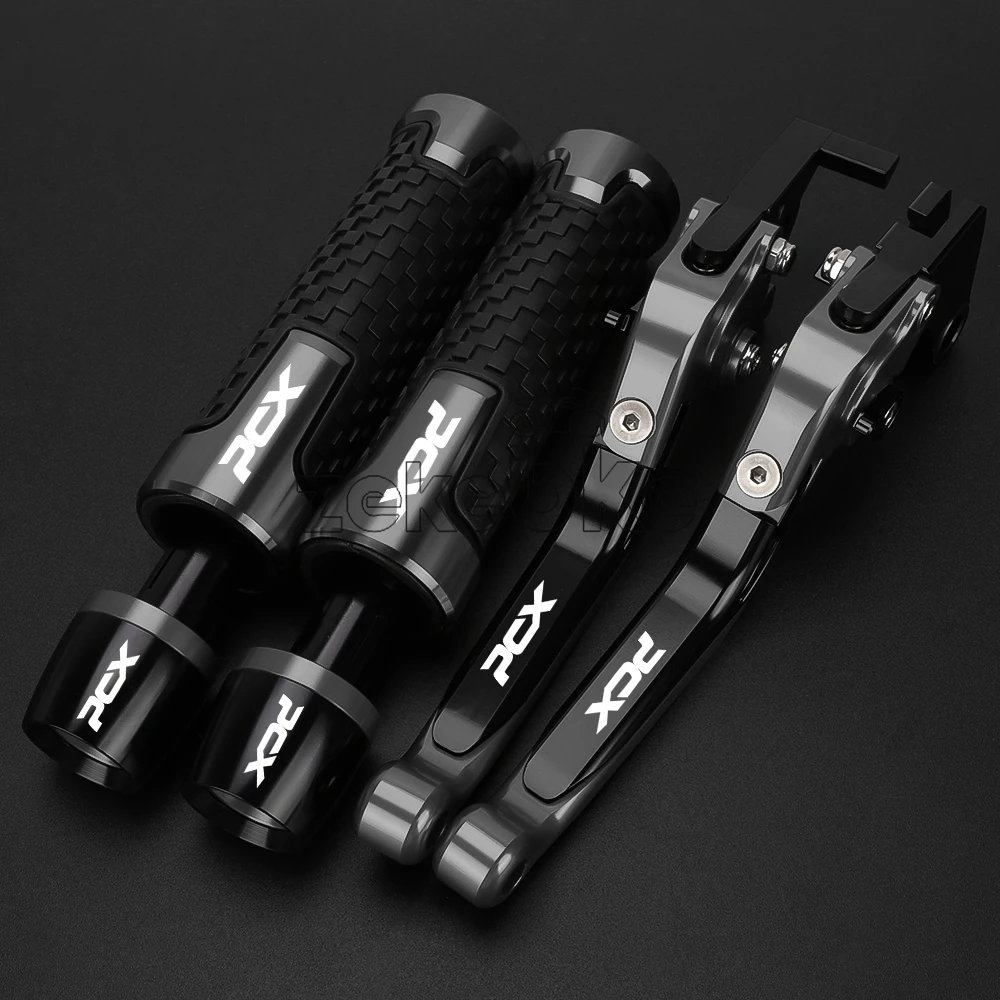 إكسسوارات دراجات نارية مصنوعة  - مراجعة Cnc Aluminum Adjustable Brake Clutch Levers وسعره