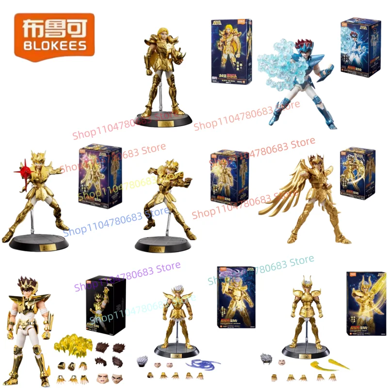 

BLOKEES Building Blocks DRAGON SHIRYU SHURA Super Version Saint Seiya Assembly Model Ornament Anime TV Toy Gift Action Figure