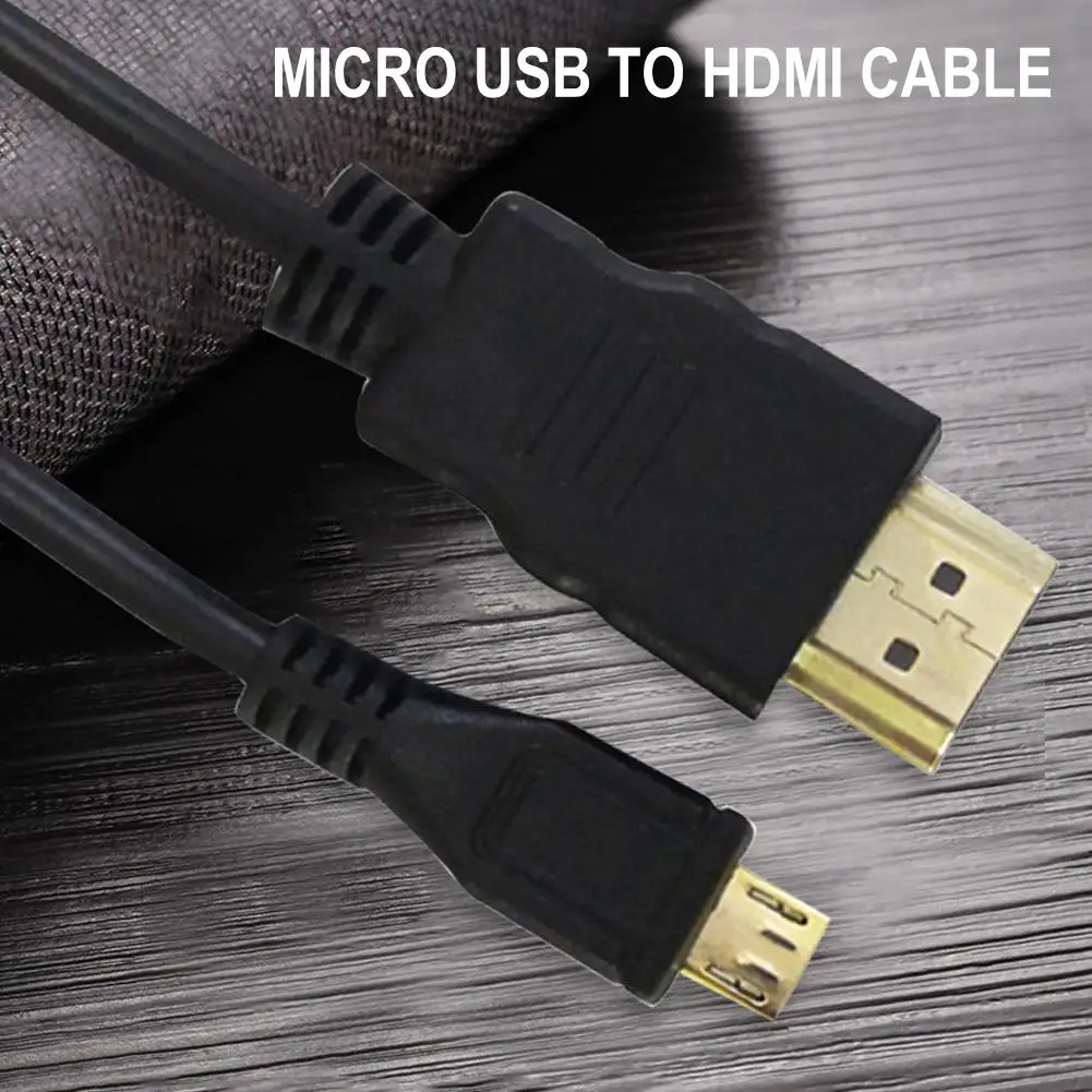 Linia transmisji wideo V8 interfejs linia danych HDMI Micro Line do podłączenia męskiej linii przesyłowej do W4K2