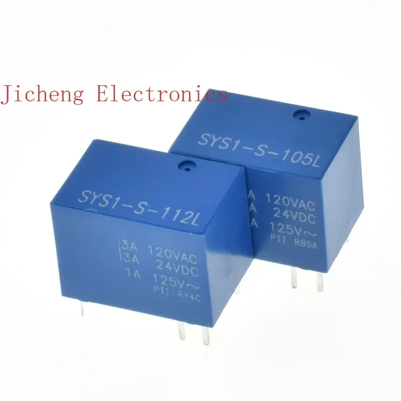 

10PCS Relay SYS1-S-105 112 124L 6-pin 3A 120VAC New original