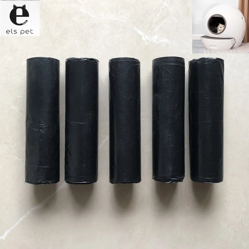 

Мешки для мусора для автоматического самоочищающегося кошачьего туалета Elspet, аксессуары для кошачьего туалета, пакеты для уборки за кошками.