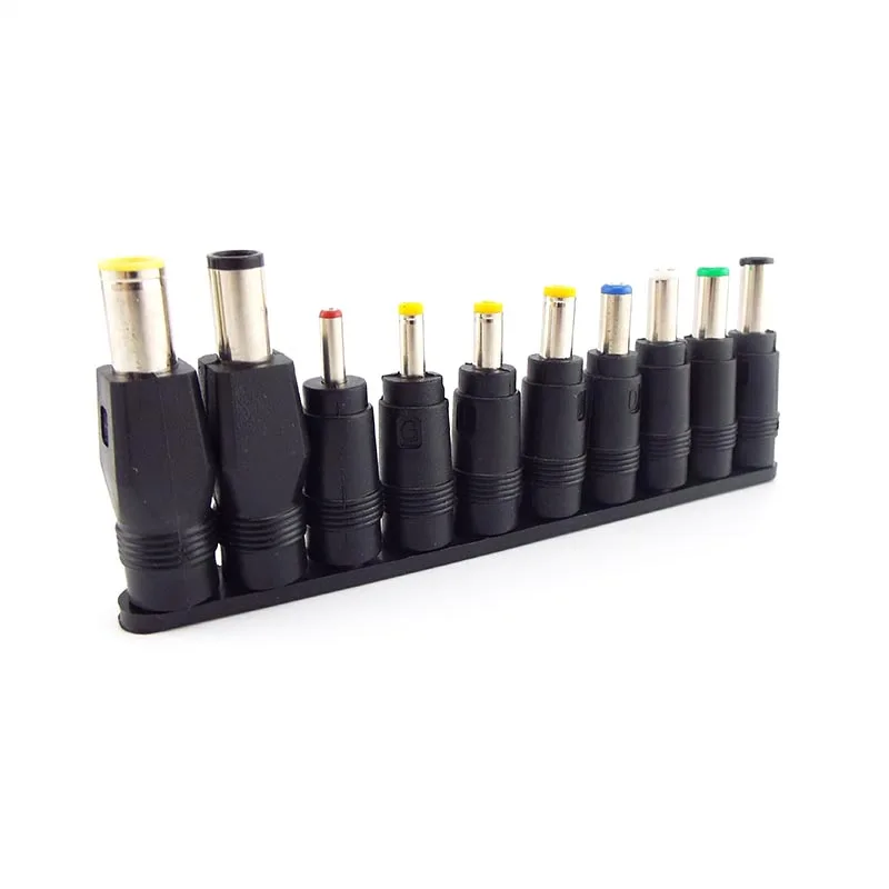 10Pcs/set DC 5.5*2.1mm Plug Jack Adapter Universal Laptop Charging Power Bank DC Female to Male Interface Conversion Connector