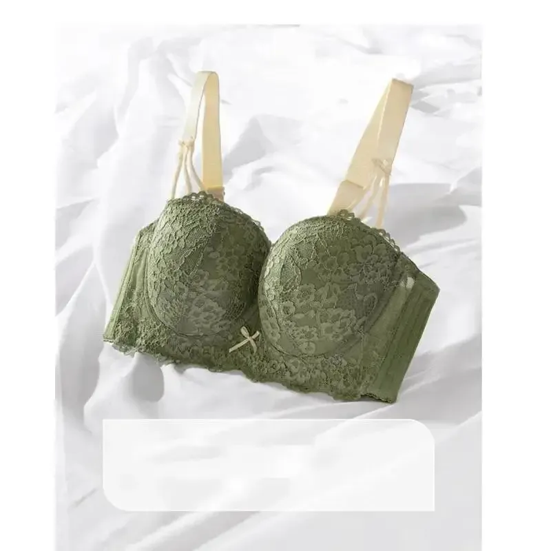 

Plus Size Lingerie Underwear For Women Gathered Steel Rings Bra G Cup Brasier Mujer Brassiere Femme B C D F G 95 ih.4